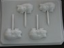 623 Pig Chocolate or Hard Candy Lollipop Mold